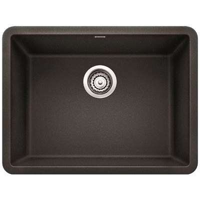 Blanco 401879- PRECIS U Single 24 Undermount Sink, SILGRANIT®, Anthracite | FaucetExpress.ca