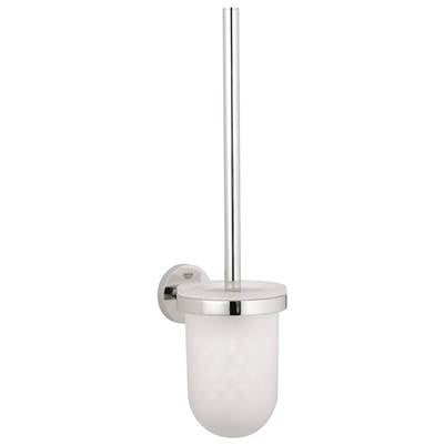 Grohe 40374001- Essentials Toilet Brush Set | FaucetExpress.ca