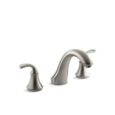Kohler T10278-4-BN- Forté® Sculpted deck-mount bath faucet trim for high-flow valve, valve not included | FaucetExpress.ca
