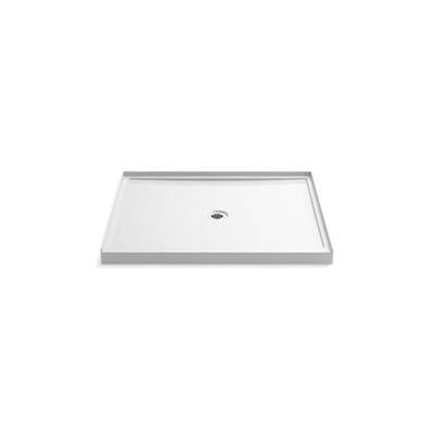 Kohler 8648-0- Rely® 48'' x 42'' Single-threshold shower base with center drain | FaucetExpress.ca