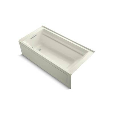 Kohler 1124-GHLA-96- Archer® 72'' x 36'' integral apron Heated BubbleMassage air bath with left-hand drain | FaucetExpress.ca
