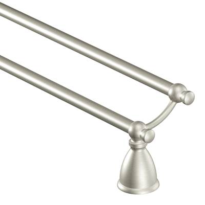 Moen Y3122BN- Caldwell Brushed Nickel 24'' Double Towel Bar