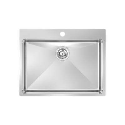 Zomodo MOC610T- Montego Single Sink - Tap Ledge, 18ga, R15 - FaucetExpress.ca