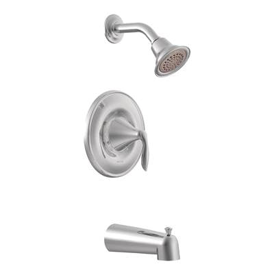 Moen T62133EP- Eva 1 Handle Eco Tub & Shower Trim Kit in Chrome