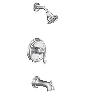 Moen UT2153EP- Brantford M-Core 2-Series Eco Performance 1-Handle Tub And Shower Trim Kit In Chrome (Valve Sold Separately)