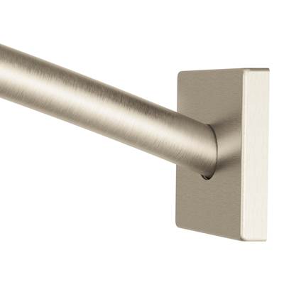 Moen Brushed cheapest Nickel Adjustable Curved Shower Rod