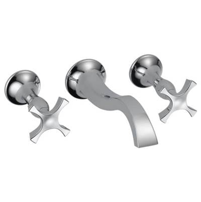 Brizo 65890LF-PCLHP-ECO- RSVP Two-Handle Wall-Mount Lavatory Faucet - Less Handles 1.2 GPM