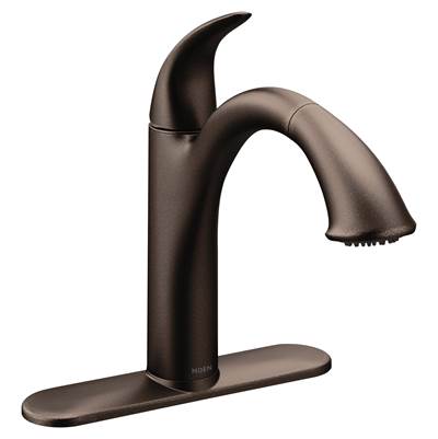 Moen 7545ORB- Camerist Single-Handle Pull-Out Sprayer Kitchen Faucet in Oil Rubbed Bronze
