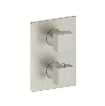 Vogt TM.KG.220.BN- Kapfenberg Trim for 2-Way Thermostatic Valve Brushed Nickel