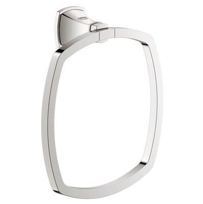Grohe 40630000- Grandera Towel Ring, Chrome | FaucetExpress.ca