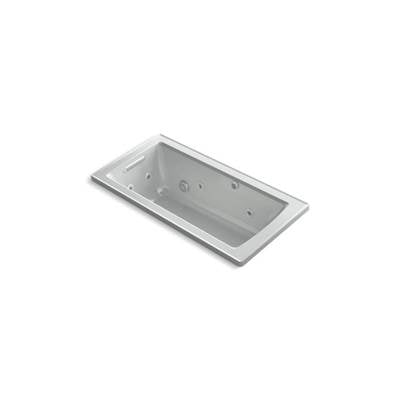 Kohler 1947-XHGH-95- Archer® 60'' x 30'' drop-in whirlpool + Heated BubbleMassage air bath | FaucetExpress.ca