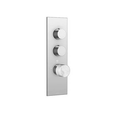 Aquabrass - Srm02 Marmo Trim Set - White - T12002 Valve