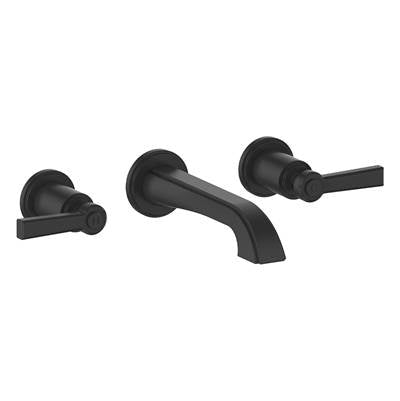 Vogt TM.Z1.1500.MB- Zehn Trim for Wall Mount Lavatory Faucet without Pop-Up Matte Black