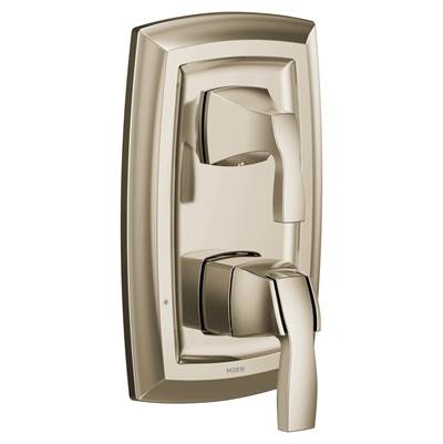 Moen UT3611NL- Voss M-CORE 3-Series 2-Handle Shower Trim with Integrated Transfer Valve in Polished Nickel (Valve Not Included)