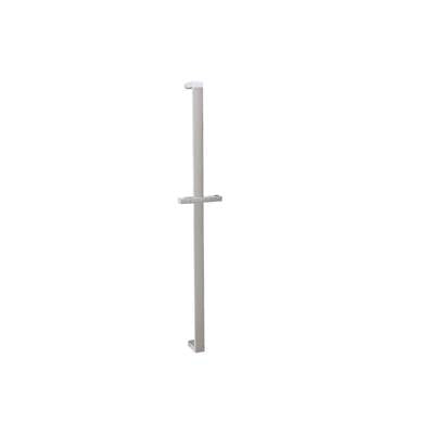 Aquabrass - 12696 Square Shower Rail Only With Slider - FaucetExpress.ca