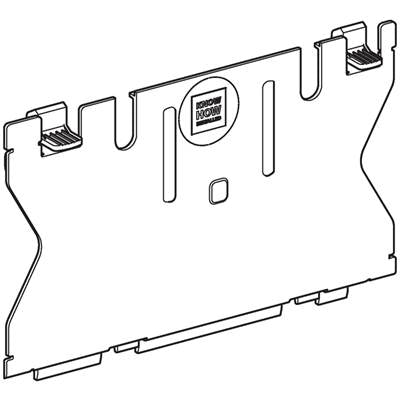 Geberit 243.084.00.1- Protection plate for hydraulic servo lifter, for Geberit Sigma concealed cistern 8 cm | FaucetExpress.ca