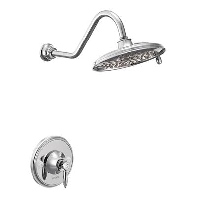 Moen TS32102- Weymouth Posi-Temp Shower Trim Kit including 9-Inch 2-Spray Rainshower, Valve Required, Chrome