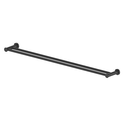 Vogt BA.0502.MB- Worgl Double Towel Bar Matte Black
