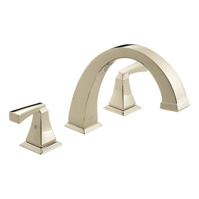 Delta T2751-PN- Dryden 3-Hole Roman Tub Trim | FaucetExpress.ca