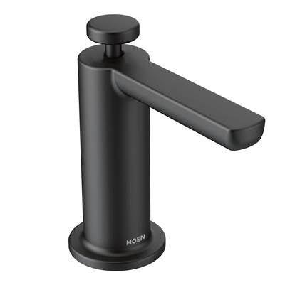 Moen S3947BL- Modern Soap Dispenser in Matte Black