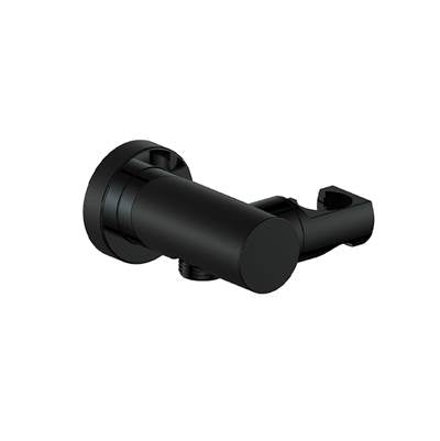 Vogt EC.02.03.MB- Round Elbow Connector with Handheld Holder Matte Black