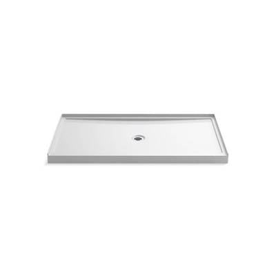 Kohler 8649-0- Rely® 60'' x 34'' Single-threshold shower base with center drain | FaucetExpress.ca