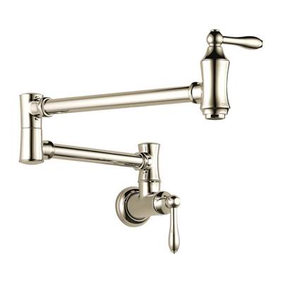 Delta 1177LF-PN- Pot Filler Faucet - Wall Mountler | FaucetExpress.ca