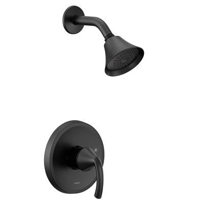 Moen UT2742EPBL- Glyde M-Core 2-Series Eco Performance 1-Handle Shower Trim Kit In Matte Black (Valve Sold Separately)