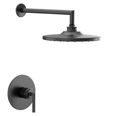 Moen UTS22002EPBL- Arris M-Core 2-Series Eco Performance 1-Handle Shower Trim Kit In Matte Black (Valve Sold Separately)