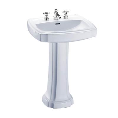 Toto LPT972#01- Guinevere 1-Hole 24-3/8'' Lav & Ped-Cotton | FaucetExpress.ca