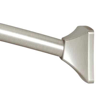Moen CSR2164BN- Curved Shower Rods Brushed Nickel Adjustable Curved Shower Rod - FaucetExpress.ca