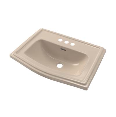 Toto LT781.4#03- Clayton 4'' Ctr Self Rim Lav Bone | FaucetExpress.ca