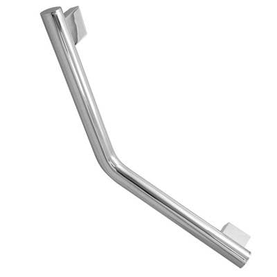 Laloo 6029 SG- Grab Bar - Angle 14 3/4 - Stone Grey | FaucetExpress.ca