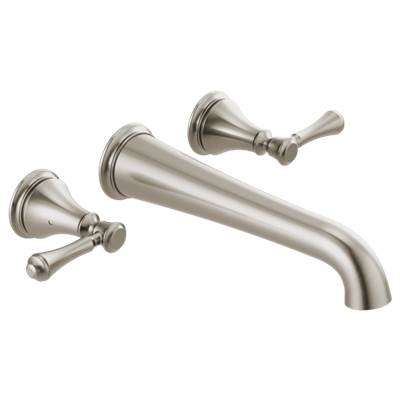 Delta T5797-SSWL- Wall Mounted Tub Filler Rim 2L | FaucetExpress.ca
