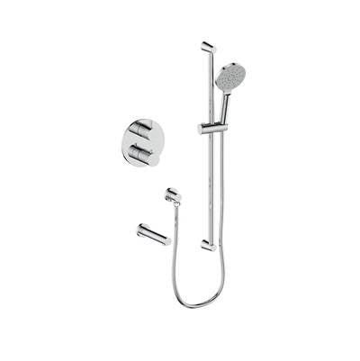 Vogt SET.WL.220.500.CC- 2-Way Thermostatic Set - Handheld and Spout Chrome