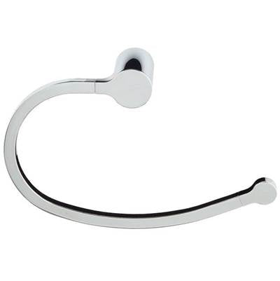 Laloo P5680 PN- Payton Hand Towel Ring - Polished Nickel | FaucetExpress.ca
