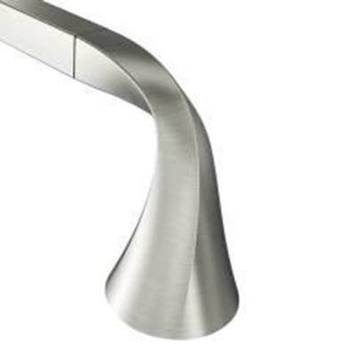 Moen Y1224BN- Oxby Brushed Nickel 24'' Towel Bar - FaucetExpress.ca