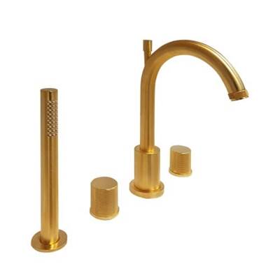 Laloo R3086 BG- Radius Paper Holder - Brushed Gold | FaucetExpress.ca