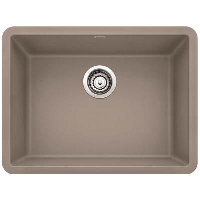 Blanco 401884- PRECIS U Single 24 Undermount Sink, SILGRANIT®, Truffle | FaucetExpress.ca