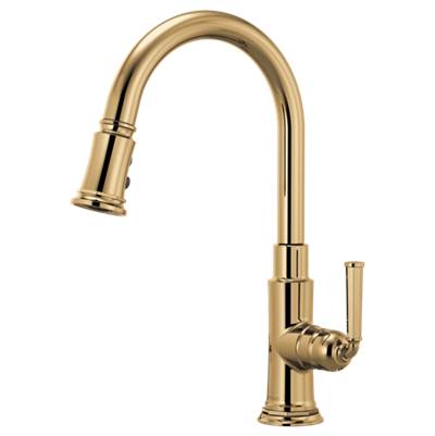 Brizo 63074LF-PG- Single Handle Pull-Down Kitchen Faucet | FaucetExpress.ca