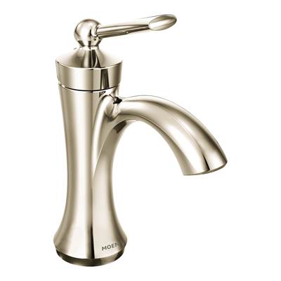 Moen 4500NL- Wynford Single Hole 1-Handle High-Arc Bathroom Faucet in Polished Nickel
