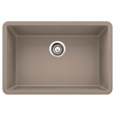 Blanco 401893- PRECIS U Single 27 Undermount Sink, SILGRANIT®, Truffle | FaucetExpress.ca