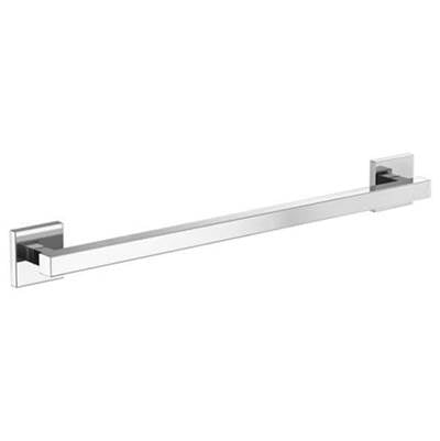 Brizo 69380-PC- Contemporary Square Decorative Ada Grab Bar - 24''
