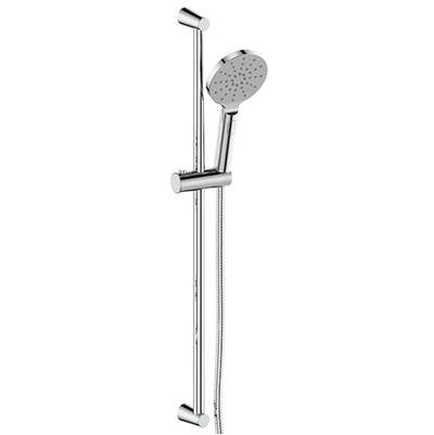 Vogt BH.03.03.CC- Worgl Sliding Shower Bar with 3-Spray Hand Shower Chrome