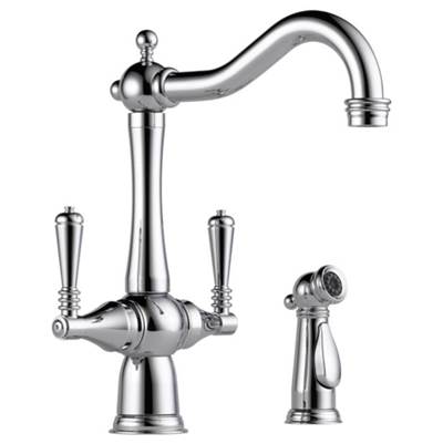 Brizo 62136LF-PC- Brizo Tresa: Two Handle Kitchen Faucet | FaucetExpress.ca