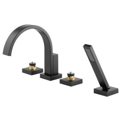 Brizo T67480-BLLHP- Roman Tub With Handshower | FaucetExpress.ca
