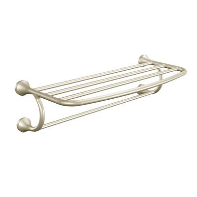 MOEN Eva Towel Ring in Brushed Nickel YB2886BN - The Home Depot