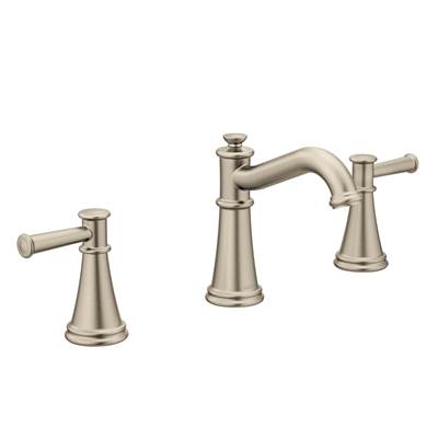 Moen T6405BN- Belfield Two-Handle 8-Inch Widespread Bathroom Faucet Trim Kit, Valve Required, Brushed Nickel