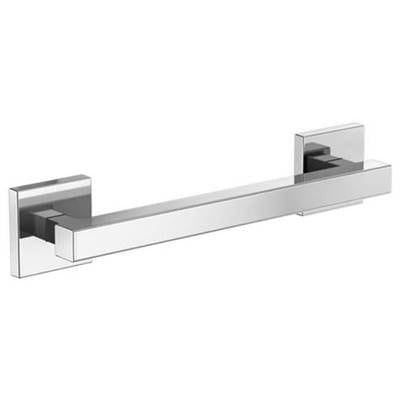 Brizo 69280-PC- Contemporary Square Decorative Ada Grab Bar - 12''