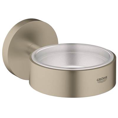 Grohe 40369EN1- Essentials Holder for Glass, Soap Dish or Soap Dispenser, brushed nickel | FaucetExpress.ca
